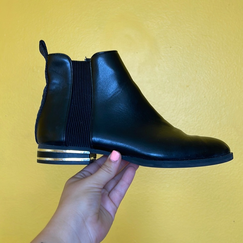 DKNY pointed toe booties
